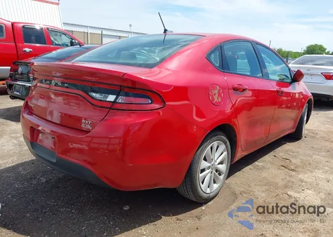 2014 Dodge Dart Sxt from USA, damaged, VIN 1C3CDFBB6ED742250